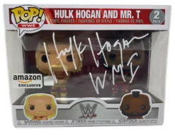 Hogan's Beach Shop Hulk Hogan & Mr. T, Hulkamania 2 Pack,White Amazon Exclusive (51720) Signed Funko Pop AUTOGRAPHED TOYS & FIGURES