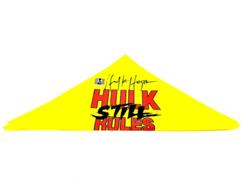 Hogan's Beach Shop AUTOGRAPHED APPAREL Hulk Hogan Signed Hulk Still Rules Bandana