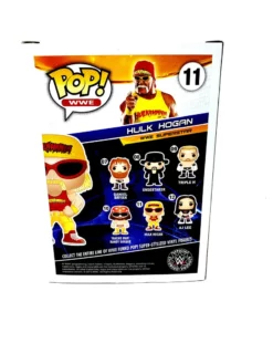 Hogan's Beach Shop AUTOGRAPHED TOYS & FIGURES Hulk Hogan Signed Funko Pop! WWE Action Figure Hulkamania! YELLOW