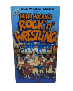 Hogan's Beach Shop WWF: Hulk Hogan's Rock'n' Wrestling, Vol. 1 [VHS] Signed