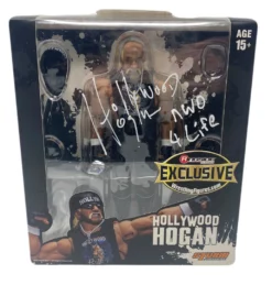 Hogan's Beach Shop Hollywood Hogan Storm Collectible Signed Figure W/ Signed 8x10