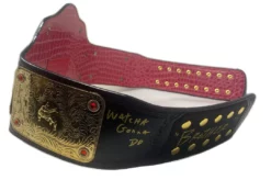 Hogan's Beach Shop WWE World Heavyweight Championship Commemorative Title Belt Signed W/ Bandana COMMEMORATIVE BELTS