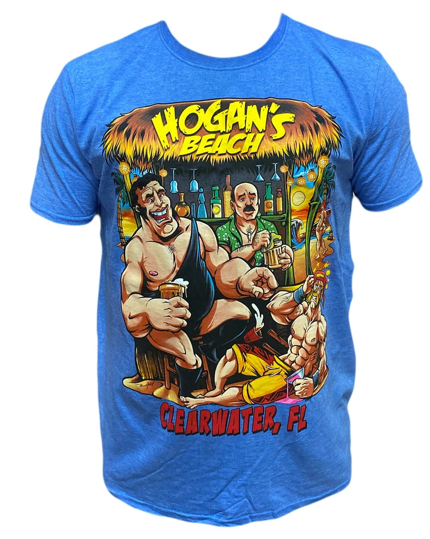 Hogan's Beach Shop CLOTHING Blue Andre Hogan Beach Bar Tee 3 Hogan's Beach Shop CLOTHING Blue Andre Hogan Beach Bar Tee