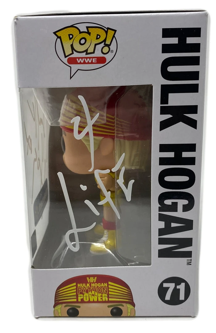 Hogan's Beach Shop Python Power Funko Pop Signed In White 4 Hogan's Beach Shop Python Power Funko Pop Signed In White