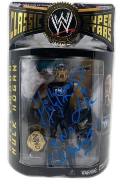 Hogan's Beach Shop Nwo Classic Super Star Hulk Hogan Collectible Signed W/coa Rare