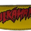 Hogan's Beach Shop Yellow Hulkamania Signed Weight Belt