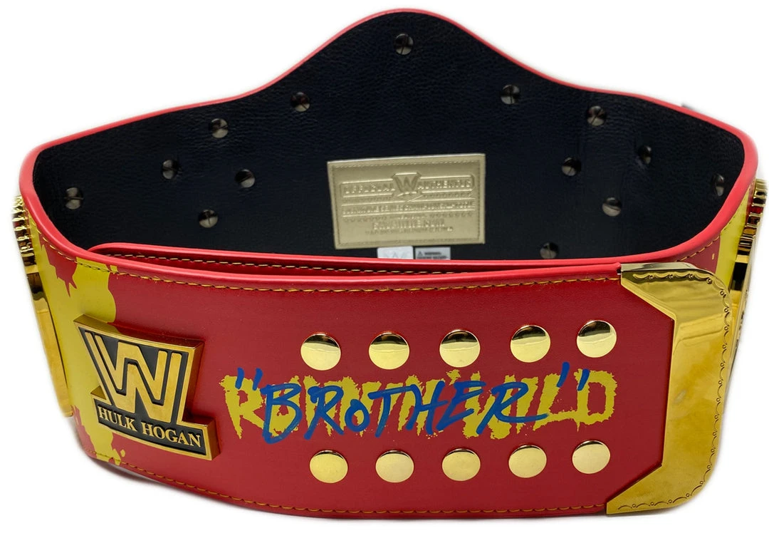 Hogan's Beach Shop Hulk Hogan "Hulkamania" Signature Series Championship Replica Title Signed! 5 Hogan's Beach Shop Hulk Hogan "Hulkamania" Signature Series Championship Replica Title Signed!