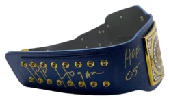 Hogan's Beach Shop AUTOGRAPHED TITLE BELTS Universal Championship Blue Replica Title Signed 7 Hogan's Beach Shop AUTOGRAPHED TITLE BELTS Universal Championship Blue Replica Title Signed