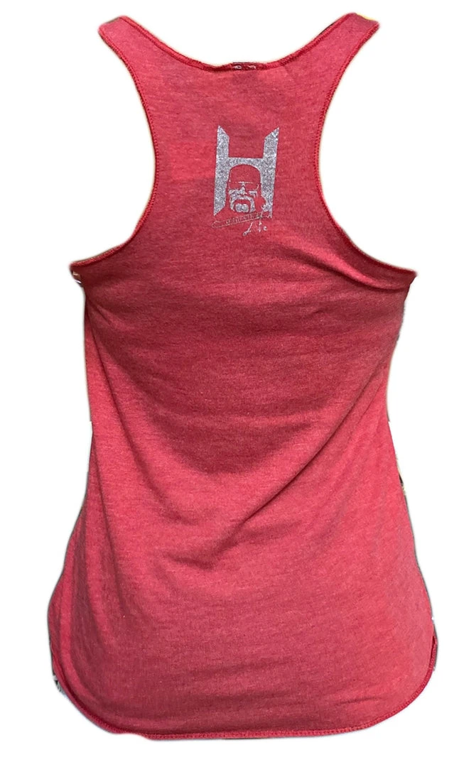 Hogan's Beach Shop Red Vintage Hulkamania Womens Tank 4 Hogan's Beach Shop Red Vintage Hulkamania Womens Tank