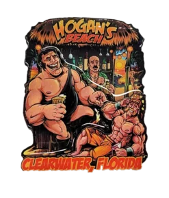 Hogan's Beach Shop SOUVENIRS 3D Andre Hogan Beach Bar Wooden Magnet