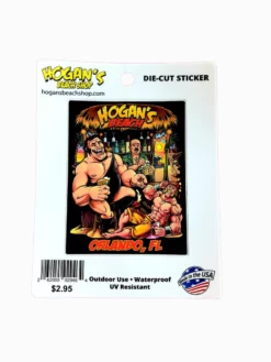 Hulk Hogan's Wrestling Shop COLLECTIBLE Andre Bar Sticker