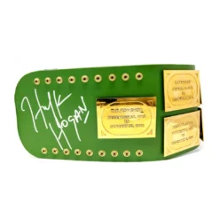 Hogan's Beach Shop Hulk Hogan Signed WWF Big Green Championship Belt