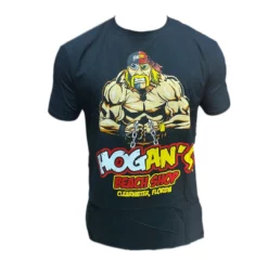 Hogan's Beach Shop CLOTHING Split Hogan Face Black Tee