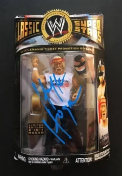 Hogan's Beach Shop 2 In 1 Limited Edition Hulk Hogan Signed Classic Super Stars Action Figure