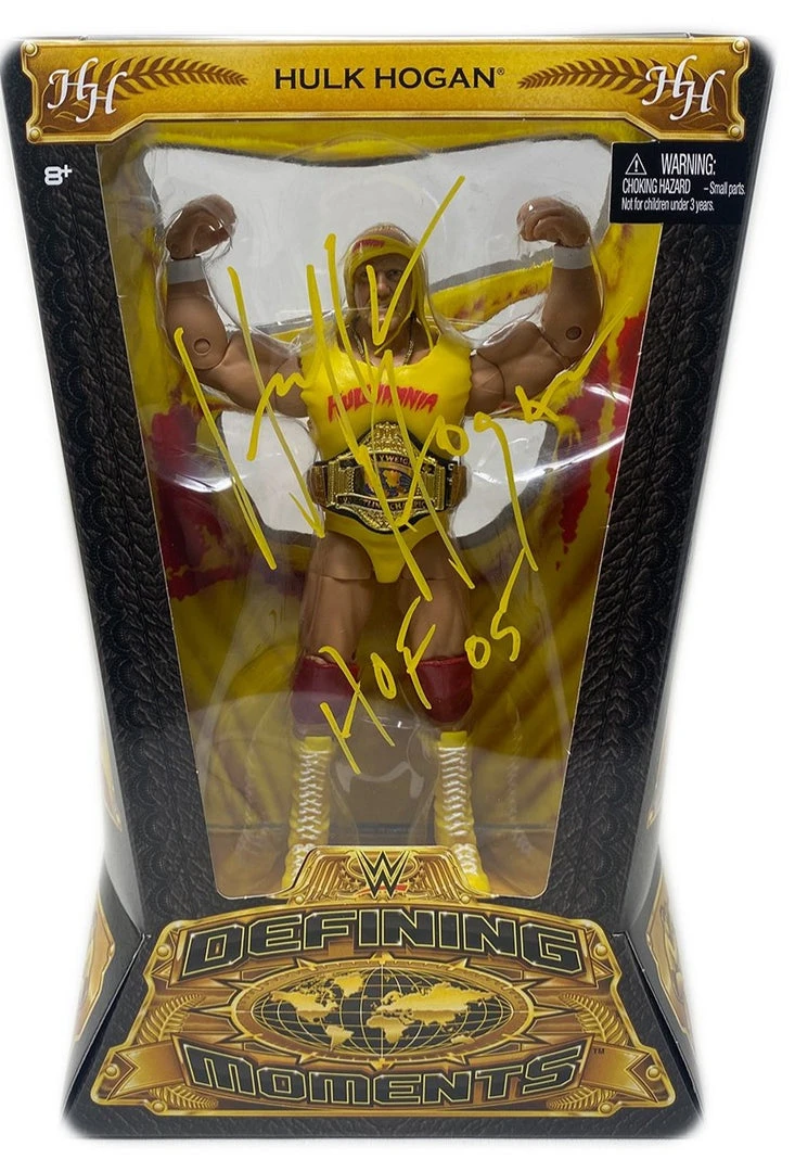 Hogan's Beach Shop AUTOGRAPHED TOYS & FIGURES Hulk Hogan Signed Defining Moments WWE Action Figure 4 Hogan's Beach Shop AUTOGRAPHED TOYS & FIGURES Hulk Hogan Signed Defining Moments WWE Action Figure