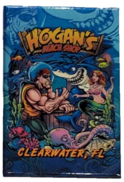 Hogan's Beach Shop Dive Bar Flat Magnet SOUVENIRS