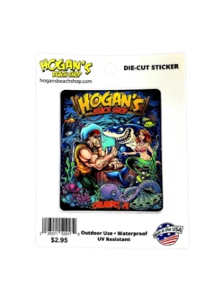 Hulk Hogan's Wrestling Shop Dive Bar Sticker