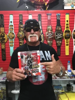 Hogan's Beach Shop Hulk Hogan Signed Tribal Hollywood Hogan Ringside Collectibles Action Figure