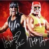 Hogan's Beach Shop Hulk Hogan Signed Hollywood Face Off Photo 8X10