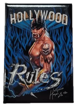 Hogan's Beach Shop SOUVENIRS Hollywood Rules Flat Magnet
