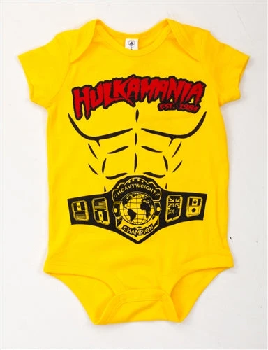 Hogan's Beach Shop Hulkamania Heavyweight Champion Onesie CLOTHING 4 Hogan's Beach Shop Hulkamania Heavyweight Champion Onesie CLOTHING