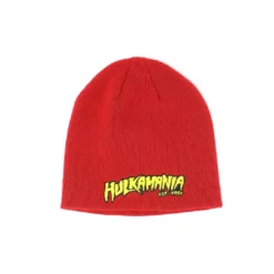 Hogan's Beach Shop COLD WEATHER Red Hulkamania Acrylic Beanie