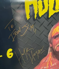 Hogan's Beach Shop Live Size Hulk Hogan Poster To "Jim" Signed AUTOGRAPHED MEDIA