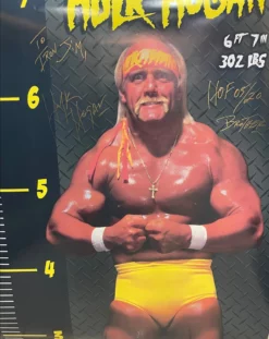 Hogan's Beach Shop Live Size Hulk Hogan Poster To "Jim" Signed AUTOGRAPHED MEDIA