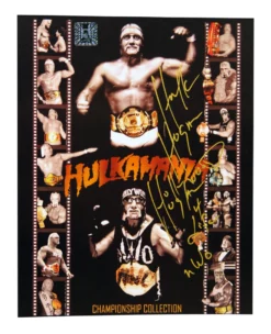 Hogan's Beach Shop Hulk Hogan Signed Gold Collection 8x10 Photo