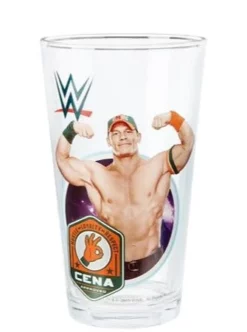 Hogan's Beach Shop John Cena Approved WWE Pint Glass HOUSEWARES