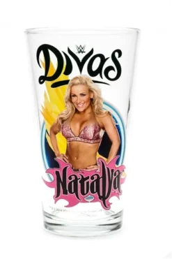 Hogan's Beach Shop Natalya WWE Pint Glass SOUVENIRS