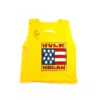 Hogan's Beach Shop Original Hulk Hogan Signed Yellow American Flag Shirt