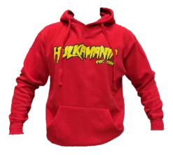 Hogan's Beach Shop COLD WEATHER Red Hulkamania Hoodie