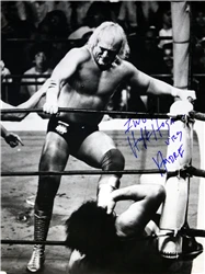 Hogan's Beach Shop Hulk Hogan Signed Andre Stomp Poster 18x24