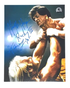 Hogan's Beach Shop Hogan Stallone Rocky III Photo AUTOGRAPHED PHOTOS