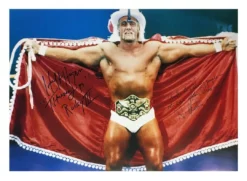 Hogan's Beach Shop AUTOGRAPHED POSTERS Hulk Hogan Signed Thunderlips Cape Poster