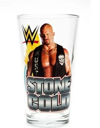 Hogan's Beach Shop HOUSEWARES Stone Cold Steve Austin WWE Pint Glass 3 Hogan's Beach Shop HOUSEWARES Stone Cold Steve Austin WWE Pint Glass