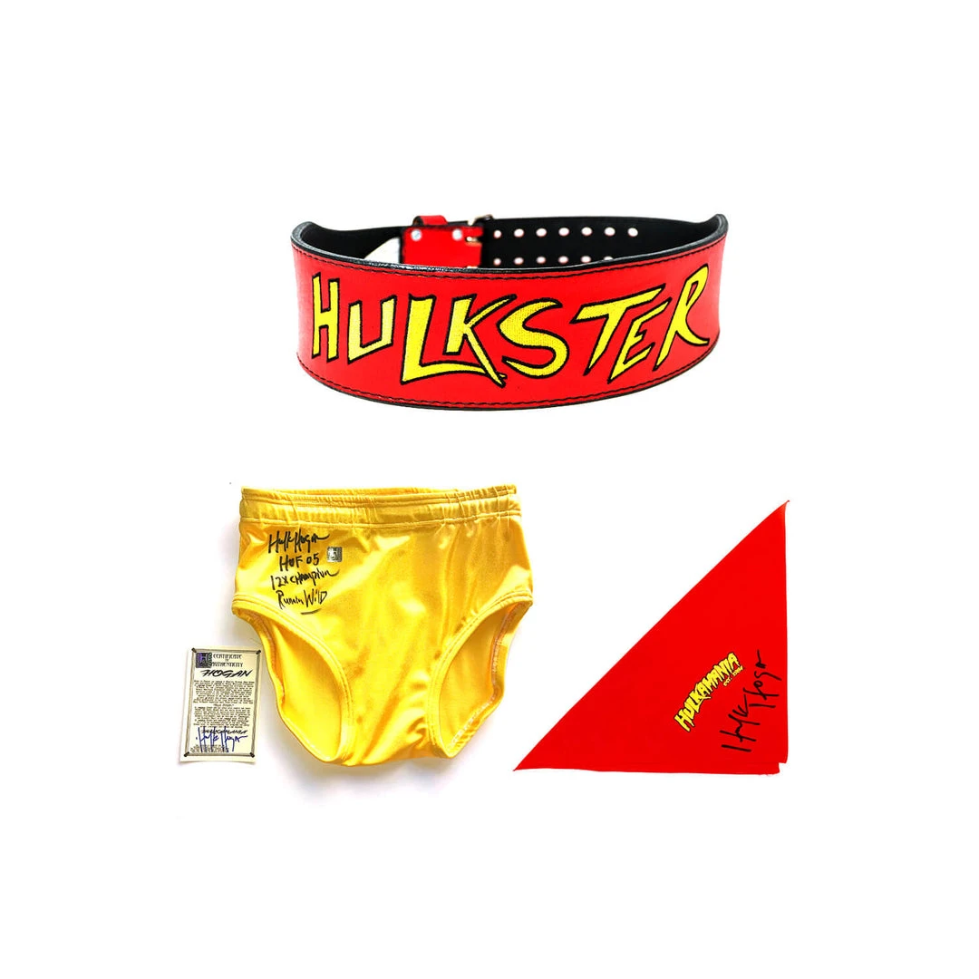 Hogan's Beach Shop Hulk Hogan Signed Ultimate Hulkamaniac Package 3 Hogan's Beach Shop Hulk Hogan Signed Ultimate Hulkamaniac Package