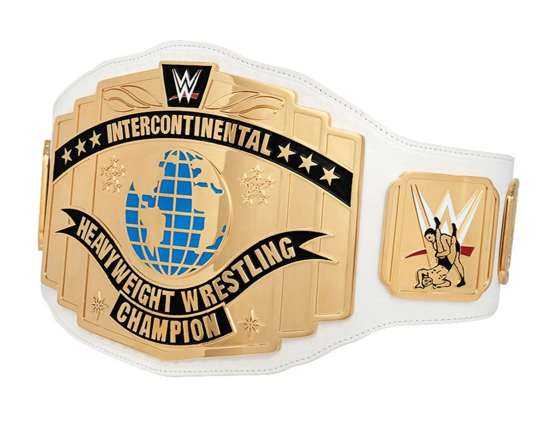 Hogan's Beach Shop White WWE Intercontinental Championship Commemorative Title Belt BELTS 4 Hogan's Beach Shop White WWE Intercontinental Championship Commemorative Title Belt BELTS