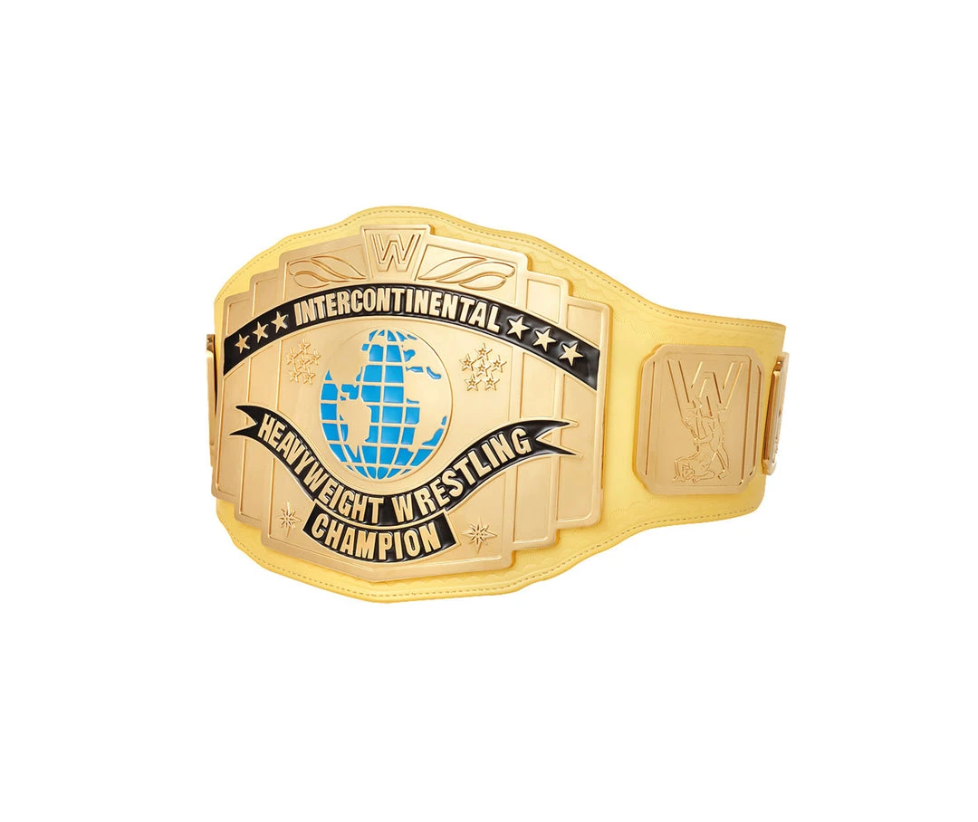 Hogan's Beach Shop Yellow Replica Intercontinental WWE Championship Title Belt 4 Hogan's Beach Shop Yellow Replica Intercontinental WWE Championship Title Belt
