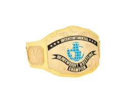 Hogan's Beach Shop Yellow Replica Intercontinental WWE Championship Title Belt 7 Hogan's Beach Shop Yellow Replica Intercontinental WWE Championship Title Belt