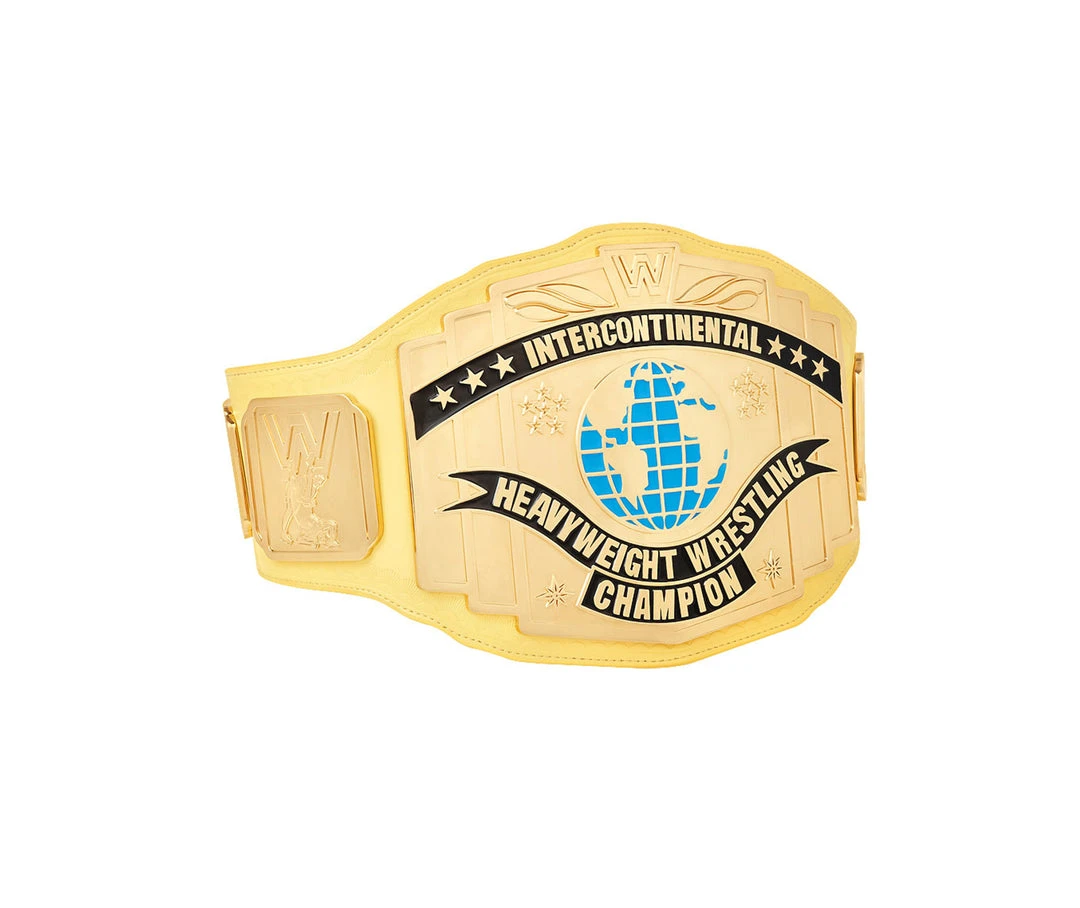 Hogan's Beach Shop Yellow Replica Intercontinental WWE Championship Title Belt 5 Hogan's Beach Shop Yellow Replica Intercontinental WWE Championship Title Belt