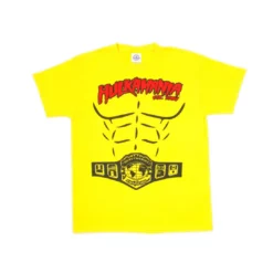 Hogan's Beach Shop Yellow Hulkamania Heavyweight Champion Shirt Kids KID'S