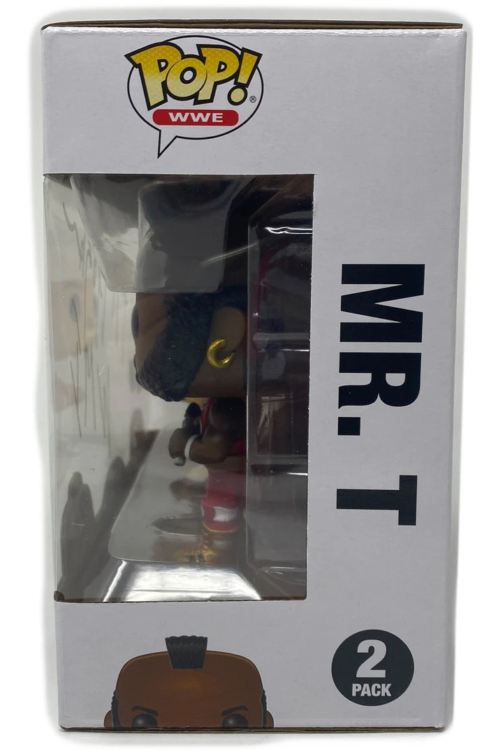 Hogan's Beach Shop Hulk Hogan & Mr. T, Hulkamania 2 Pack,Red Amazon Exclusive (51720) Signed Funko Pop! WWE - 4 Hogan's Beach Shop Hulk Hogan & Mr. T, Hulkamania 2 Pack,Red Amazon Exclusive (51720) Signed Funko Pop! WWE -