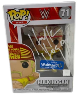 Hogan's Beach Shop Python Power Funko Pop Signed In White