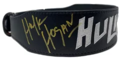 Hogan's Beach Shop Hulkster Signed Weight Belt Black W/Coa