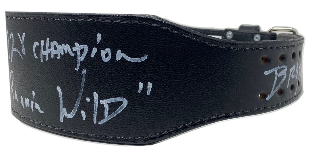 Hogan's Beach Shop Hulk Hogan Dumbell Weightbelt Signed 5 Hogan's Beach Shop Hulk Hogan Dumbell Weightbelt Signed