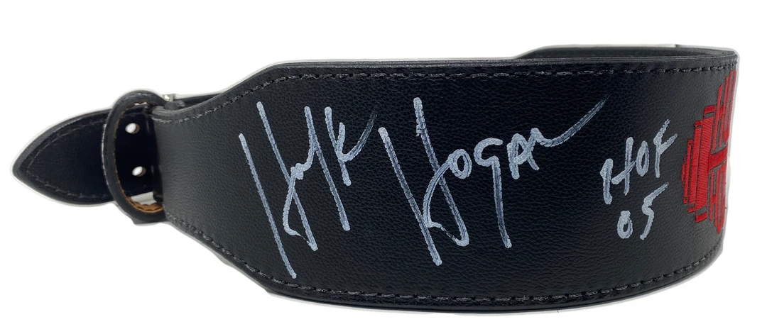 Hogan's Beach Shop Hulk Hogan Dumbell Weightbelt Signed 4 Hogan's Beach Shop Hulk Hogan Dumbell Weightbelt Signed