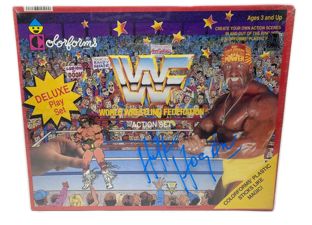 Hogan's Beach Shop Signed Deluxe Hulk Hogan Play Set Come With "CoA AUTOGRAPHED TOYS & FIGURES 3 Hogan's Beach Shop Signed Deluxe Hulk Hogan Play Set Come With "CoA AUTOGRAPHED TOYS & FIGURES
