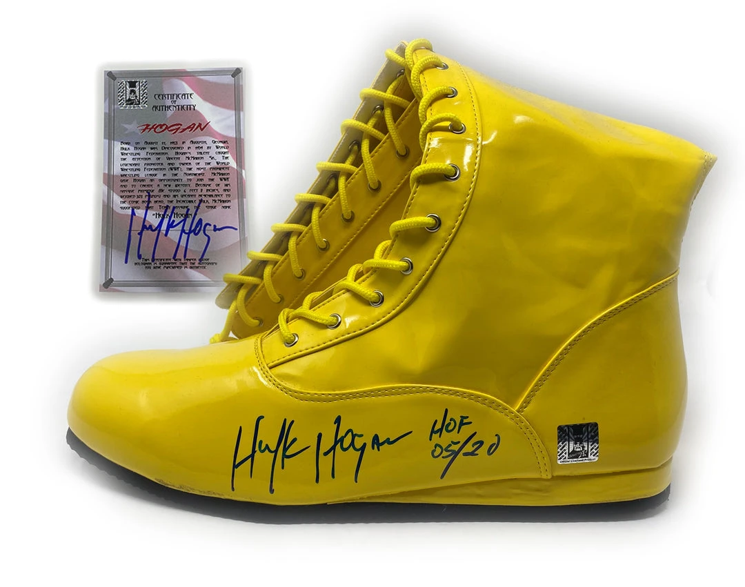 Hogan's Beach Shop Signed Wrestling Boot 3 Hogan's Beach Shop Signed Wrestling Boot